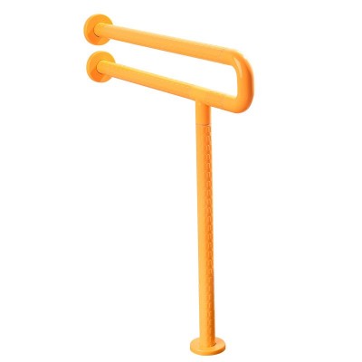 Folding wall mounted shower seat for the elderly, anti slip bathroom safety armrest